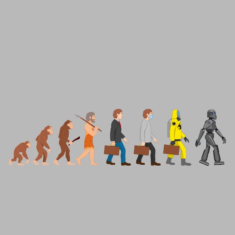 Evolution unsere Zukunft Dunkel