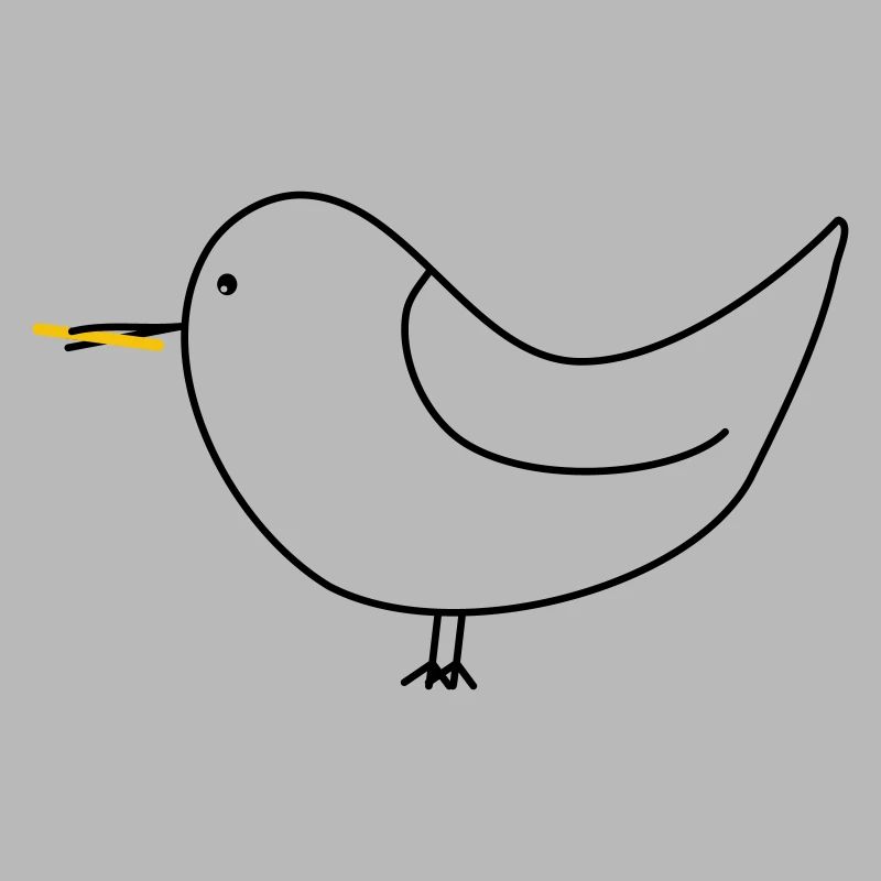 Möwe mit Pommes