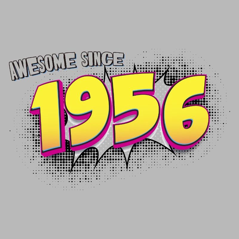 Retro 67. Geburtstag im Pop Art Comic Stil