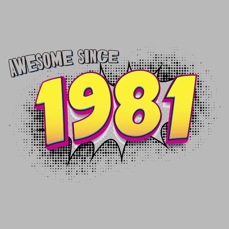 Rétro 42e anniversaire dans le style de bande dessinée Pop Art
