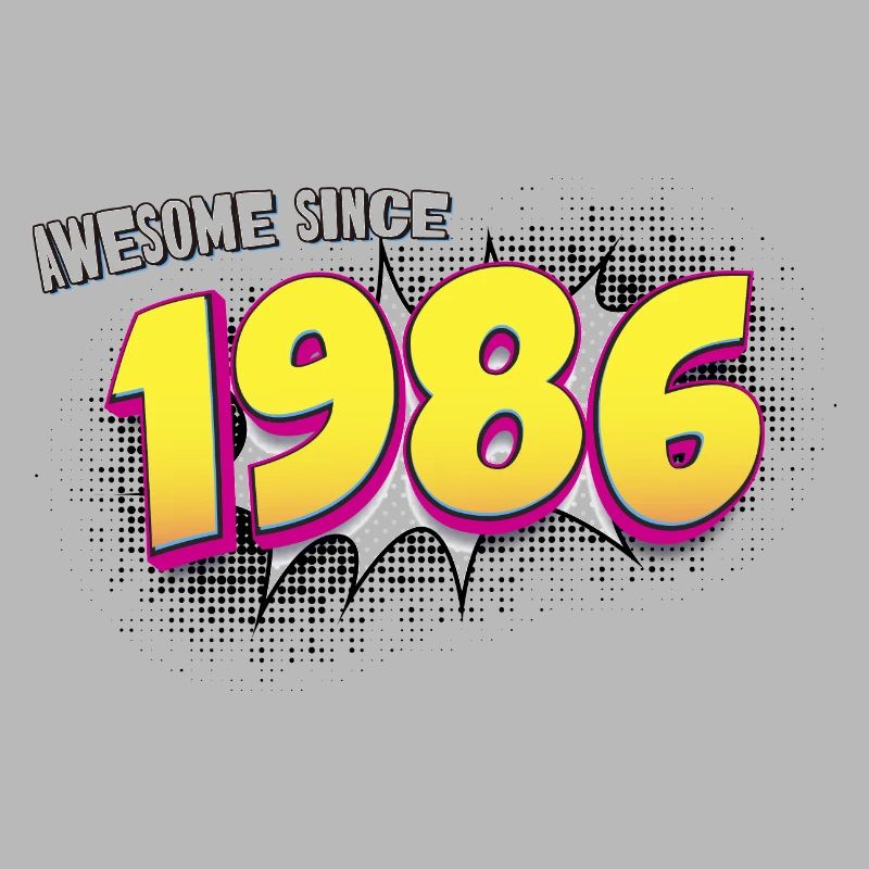 Rétro 37e anniversaire dans le Style Pop Art Comic Book