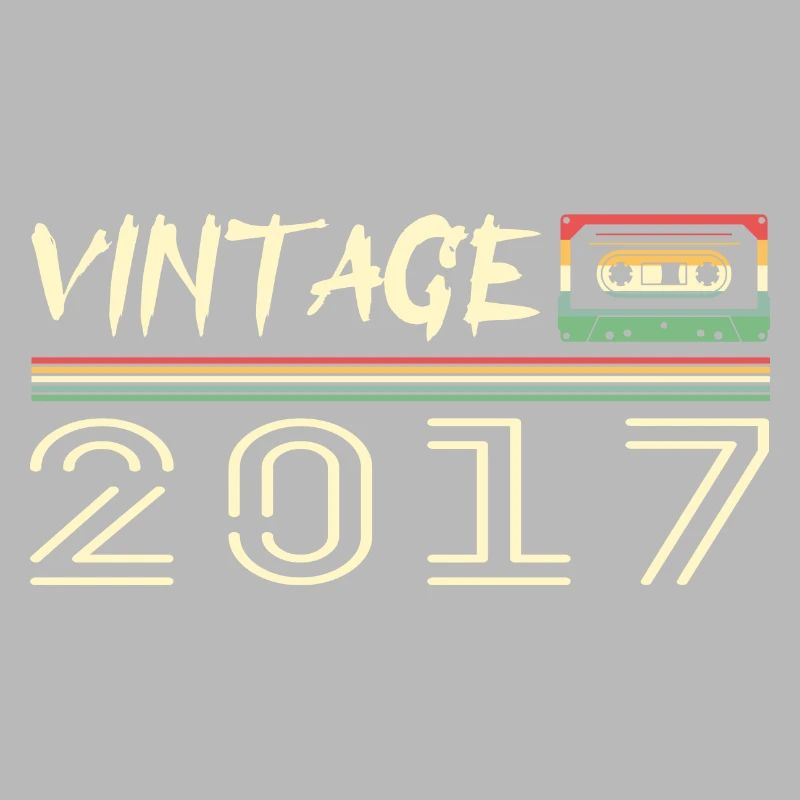 2017 Original 2017 Retro Geburtstagsgeschenk 2017