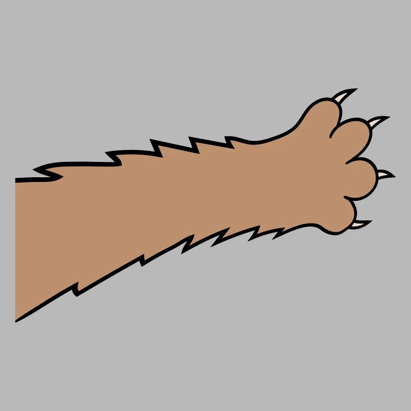 Chats, griffes, pattes, pattes, griffes acérées, grattage