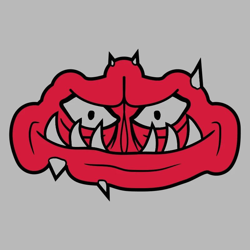 troll visage effrayant