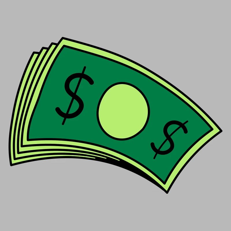 Piles d’argent de billets