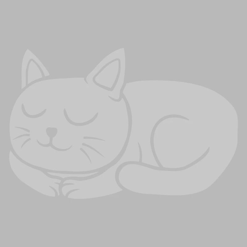 Chat endormi Comic