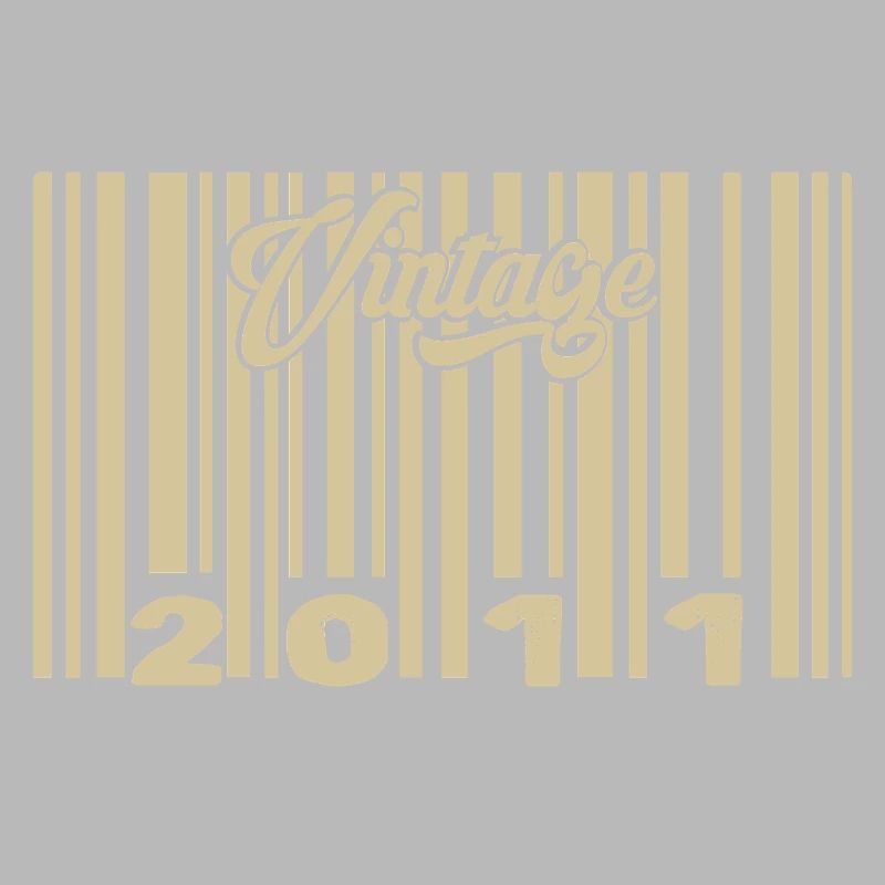 vintage 2011 Code barre 2011: Année 2025.