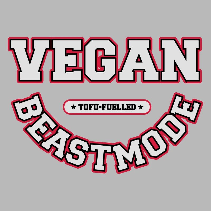 VeganBeastmode [red] [vector]