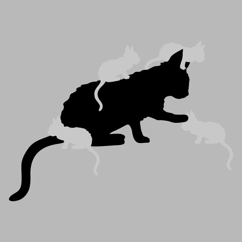 Beaucoup de chatons Mama Cat