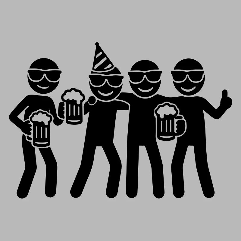 Fête de groupe d’anniversaire