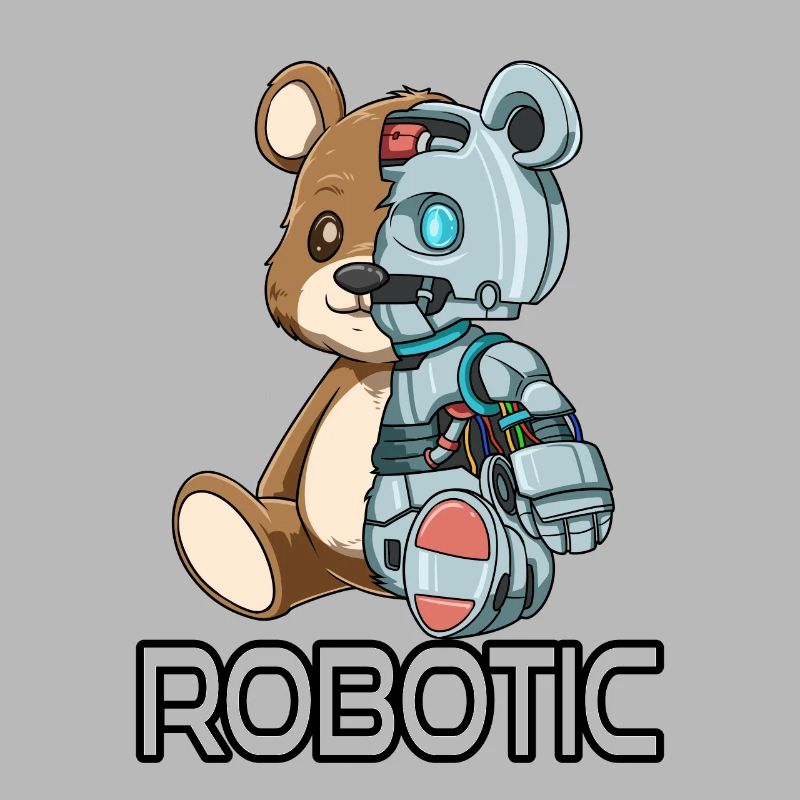 Funny Bear Robot Robotic Cuddle Cyborg