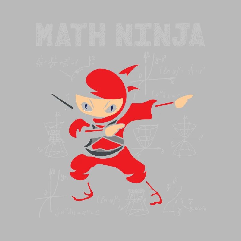 Math Ninja Mathematics Mathematician Teacher