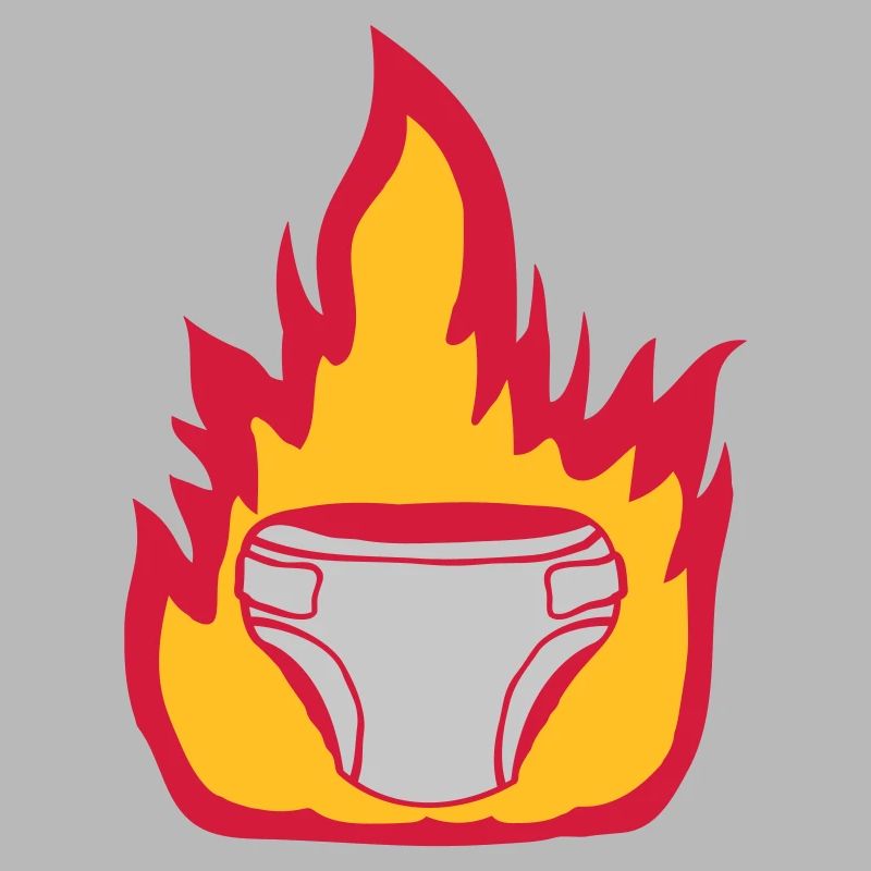 Couche de feu chaude