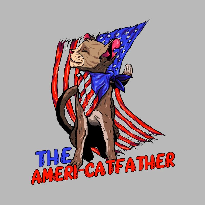 Ameri-catfather 4. Juli Unabhängigkeitstag