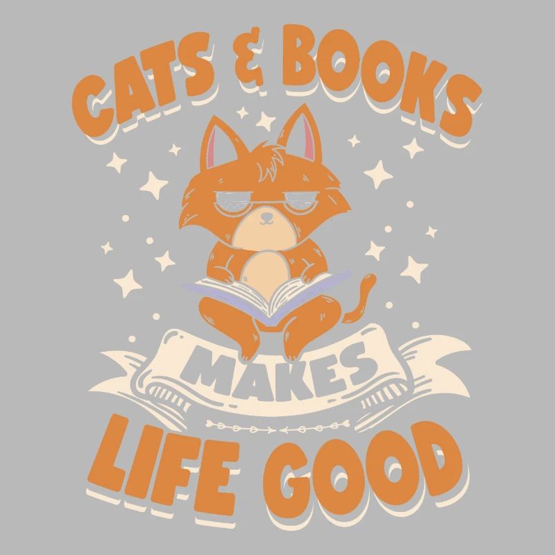 Book Is Good Cat Makes It Better |