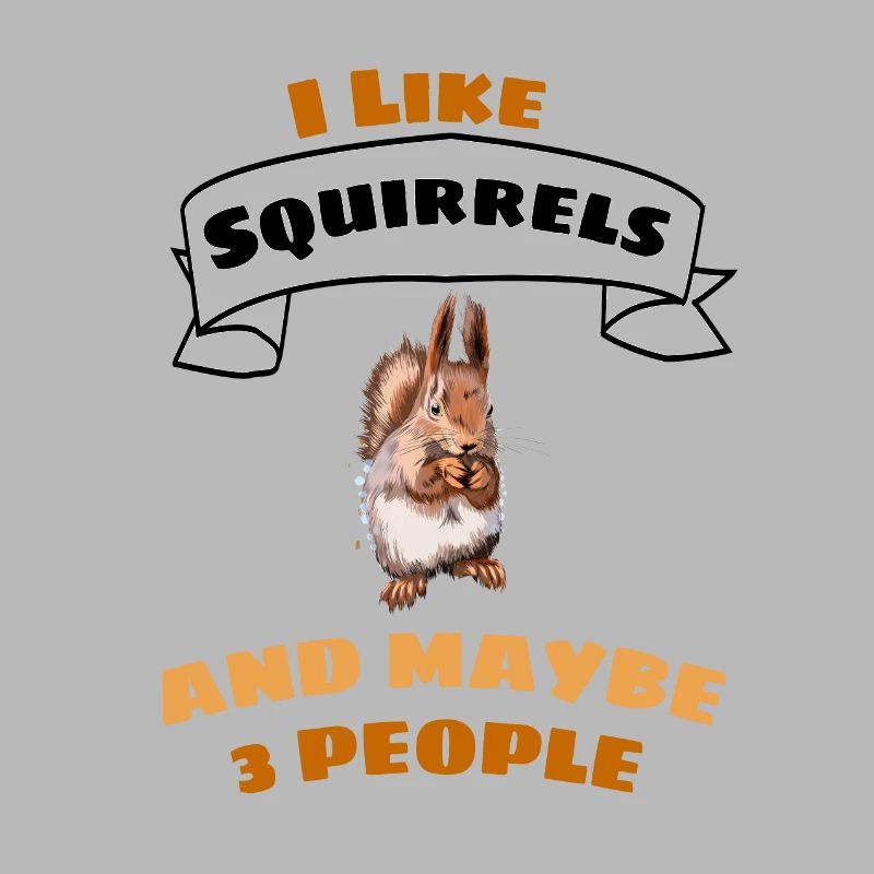 Ich mag Eichhörnchen Tier Geschenk Eichhörnchen