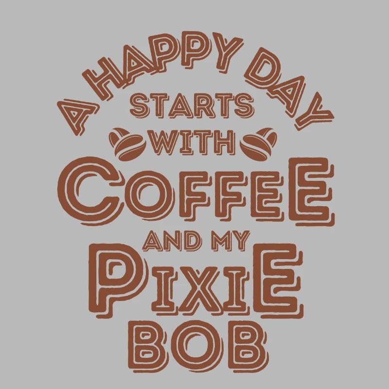 Pixie Bob Katze Kaffee Cafe