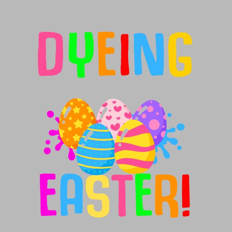 Easter Colorful Egg Dye Rabbit Egg Hunt