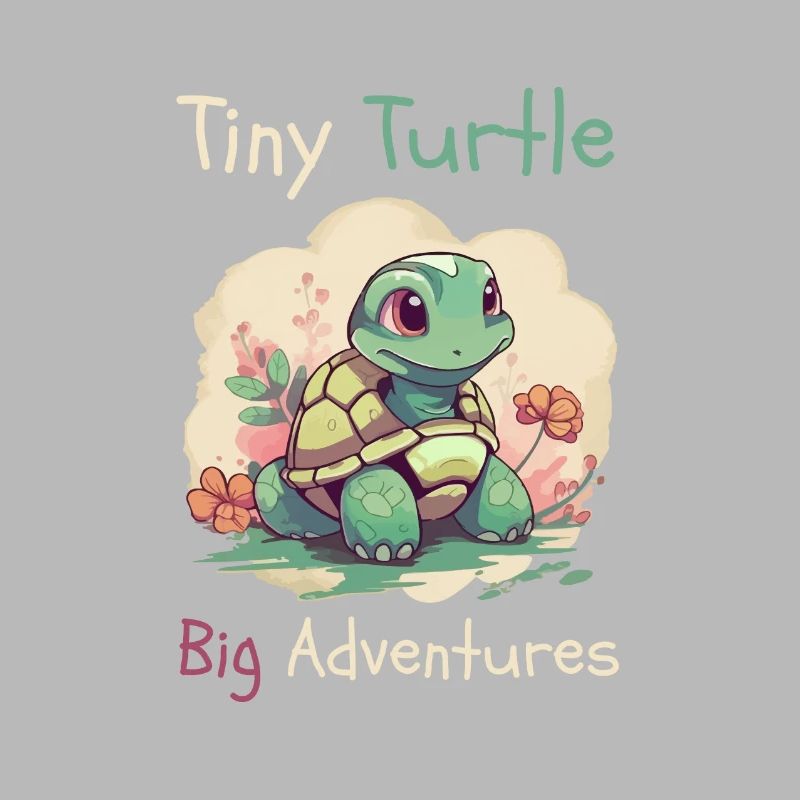 Conception d’aventure de tortue minuscule