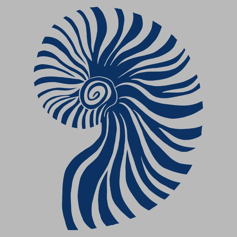 Blauer Ammonit