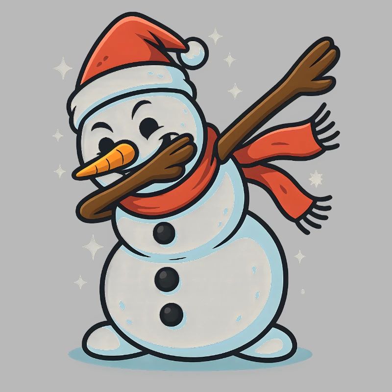 Dabbing Snowman Dab
