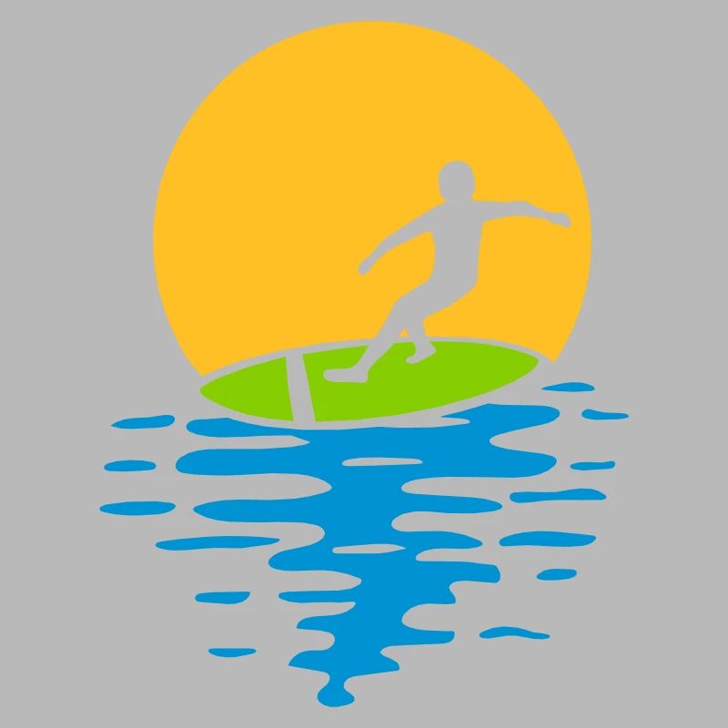 Abend Sonne Surfer