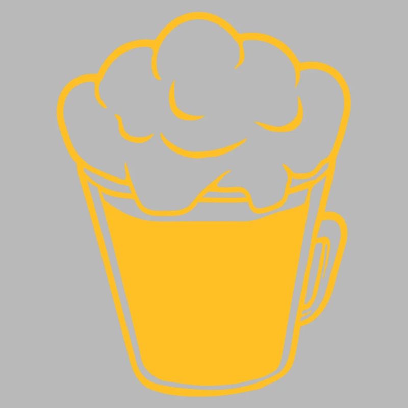 Bier von oben Comic
