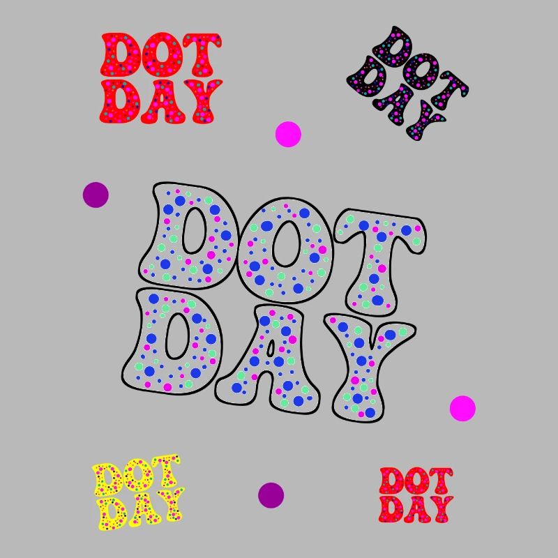 Dotday colorful - Text Pattern
