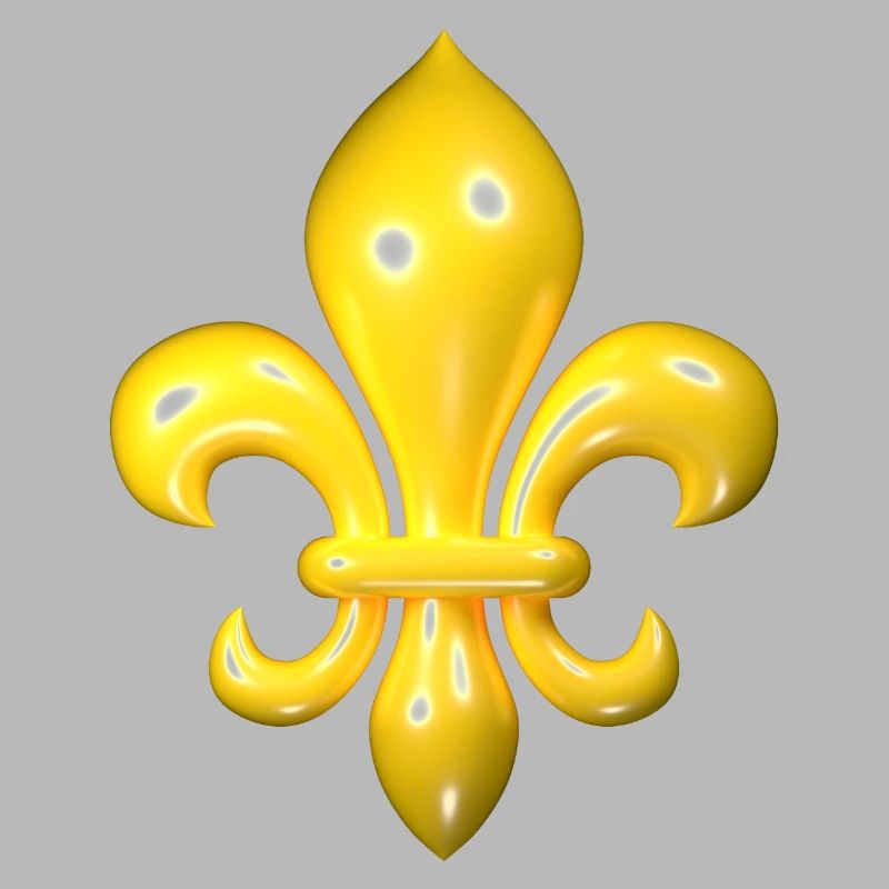 Fleur de Lys jaune