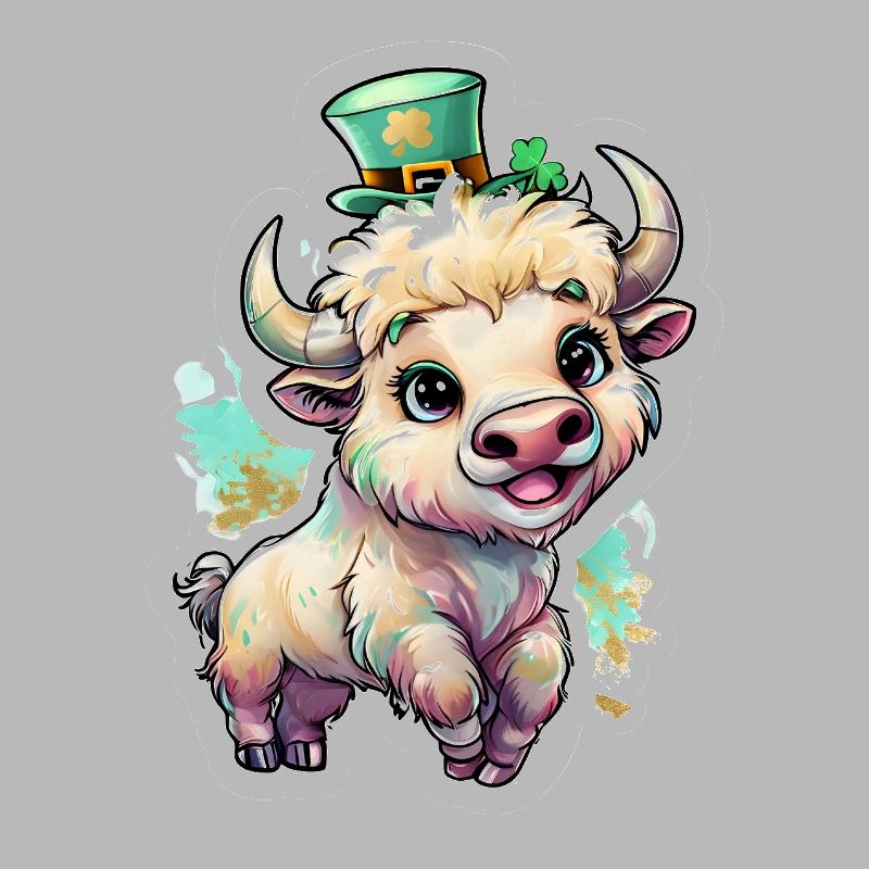 St. Patrick's Day Büffel Geschenk