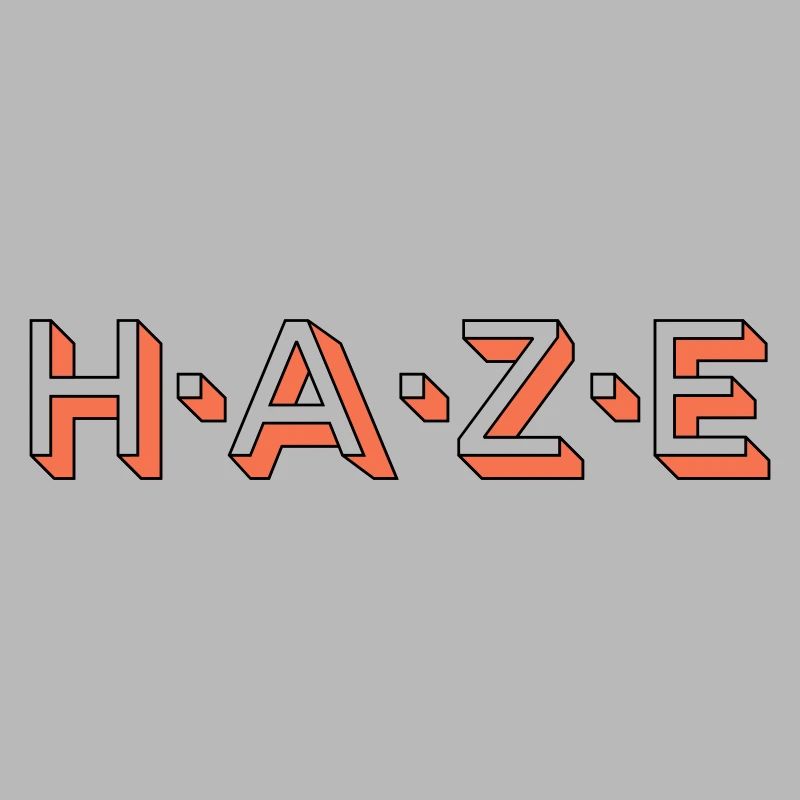Schriftzug Haze