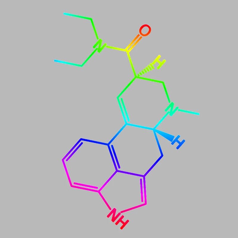 LSD Formule structurale A. Hofmann Bicycle Day