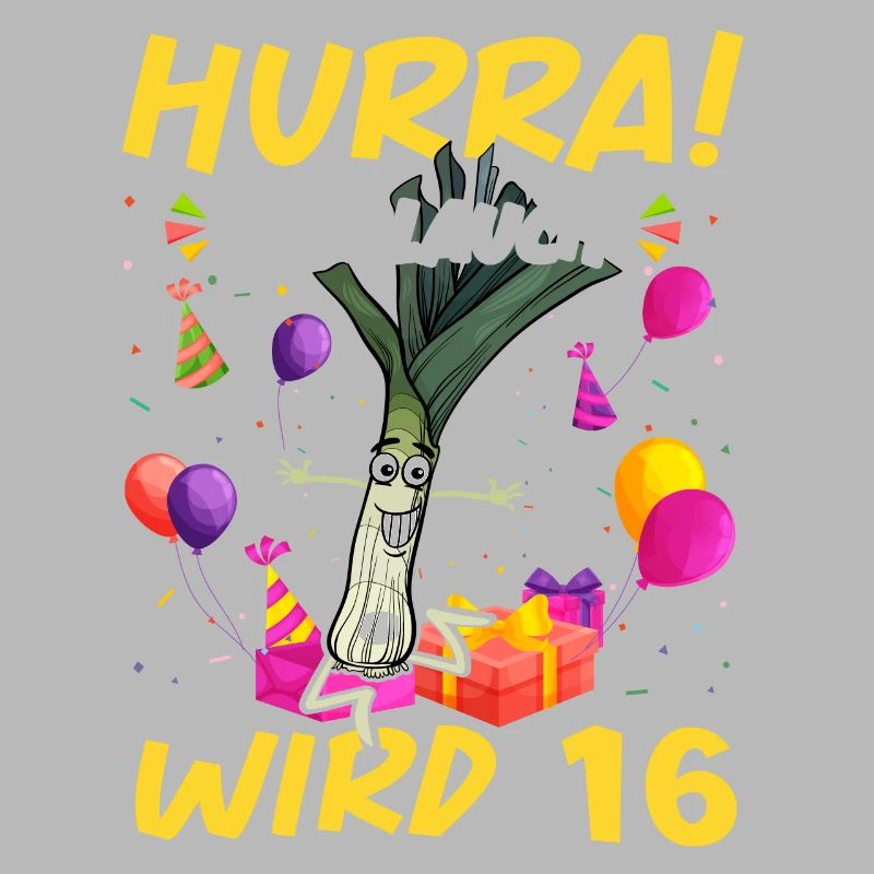 Hurra der Lauch wird 16