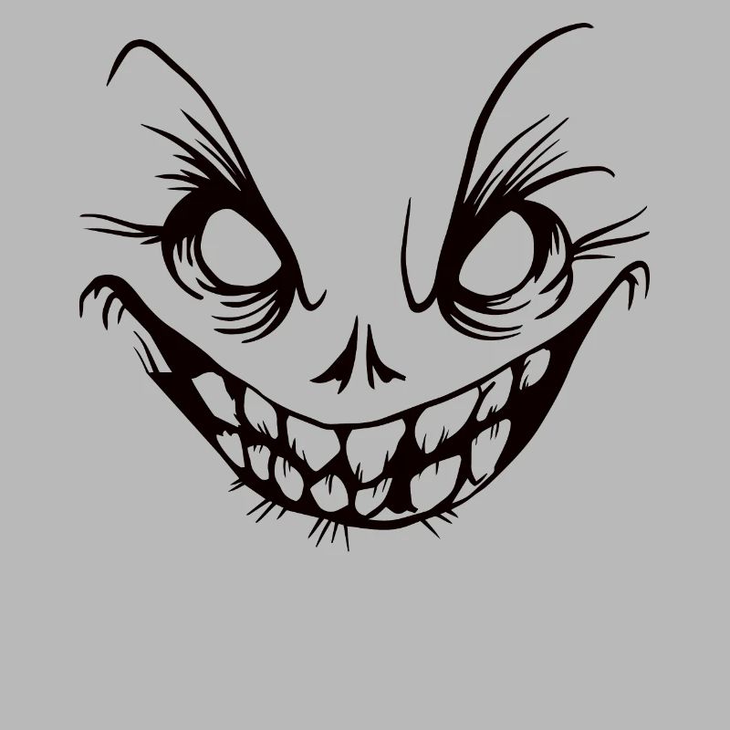 Effrayant Pumpkin Monster Face Jack O