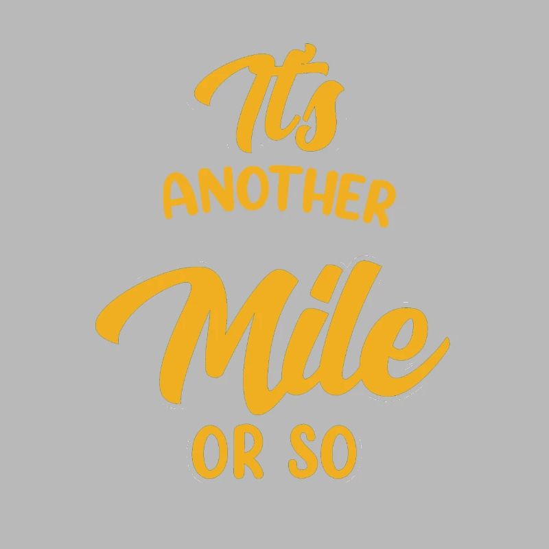 Eine Weitere Meile Oder So Halbe Meile Wanderung