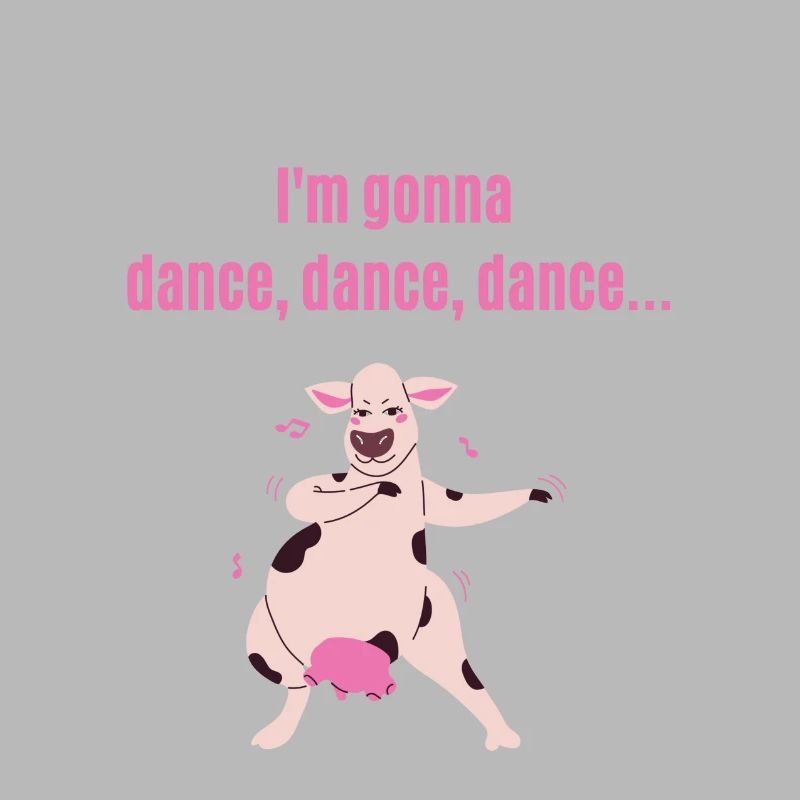 Carnival -Dance dance dance ... funny dancing cow