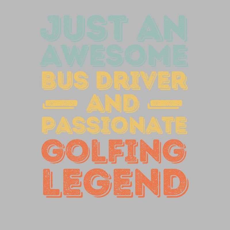 Busfahrer Golfen retro