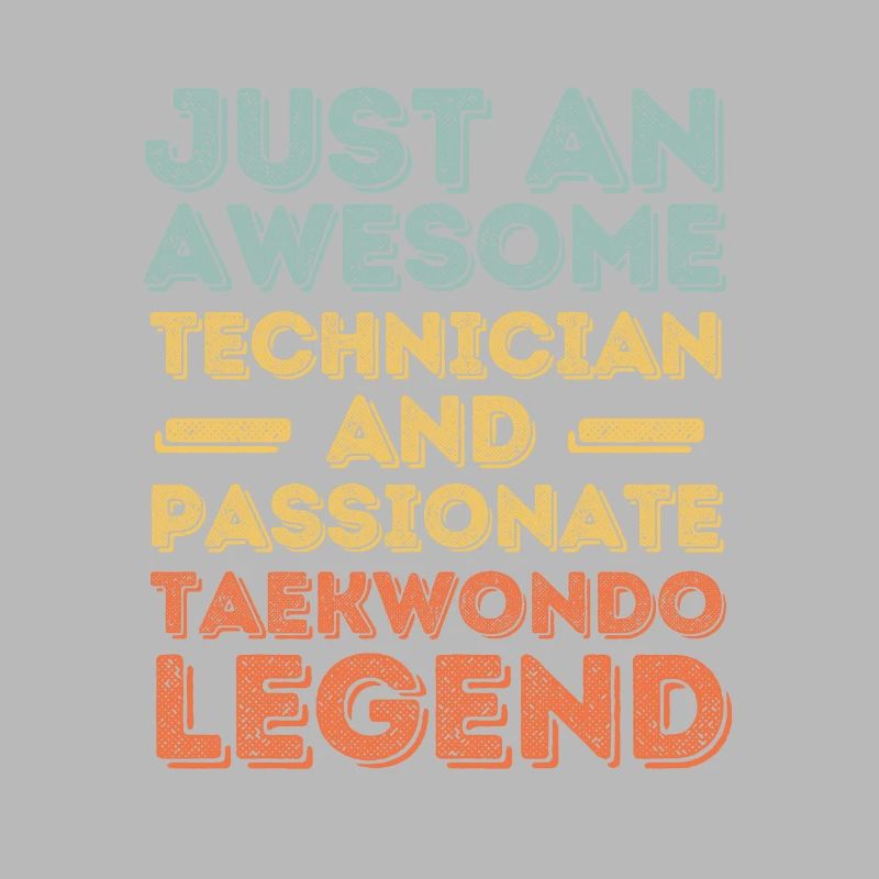 Techniker Taekwondo retro
