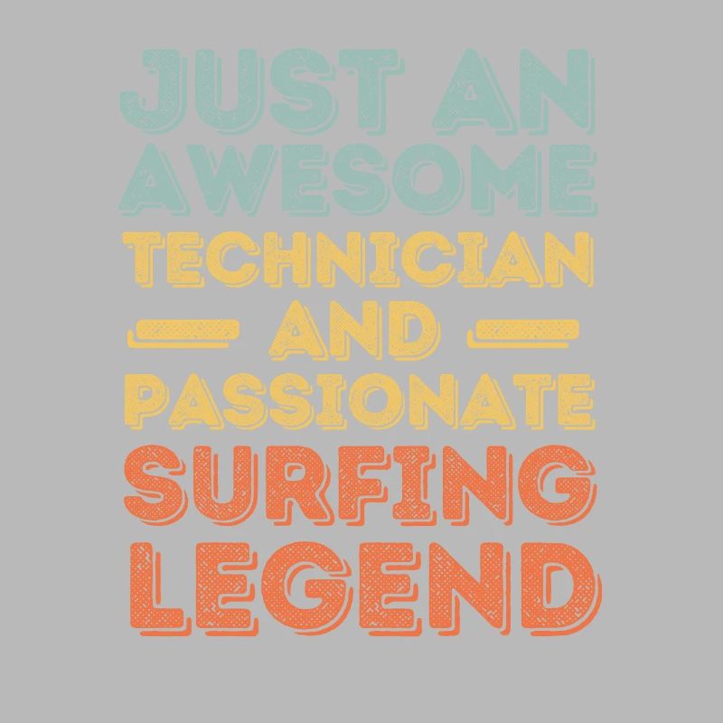 Techniker Surfen retro