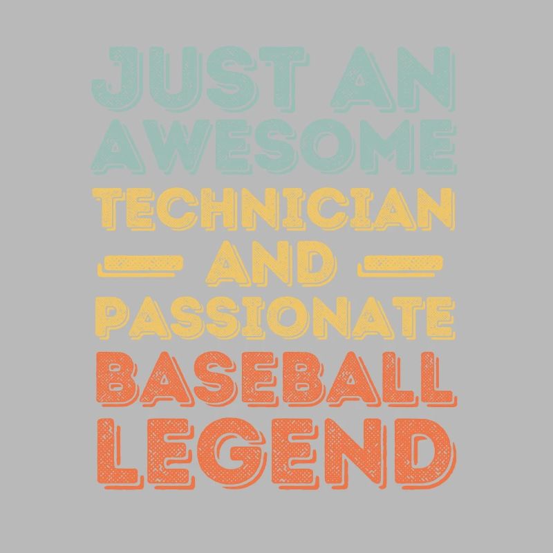 Technician Baseball retro