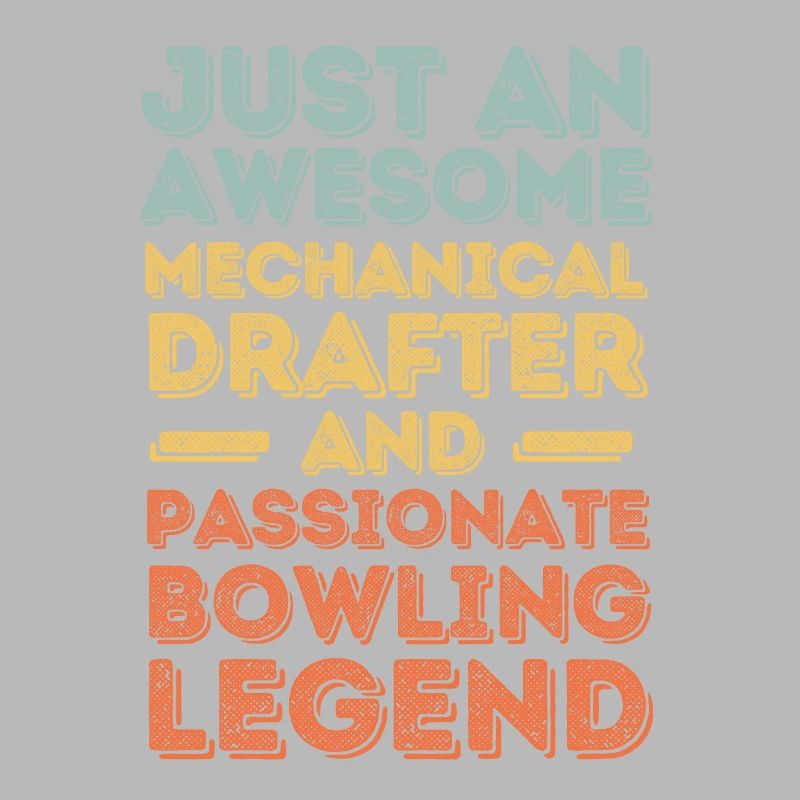 Technischer-Zeichner Bowling retro
