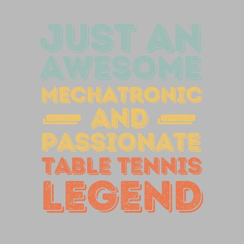 Mécatronique Technicien Tennis de Table rétro