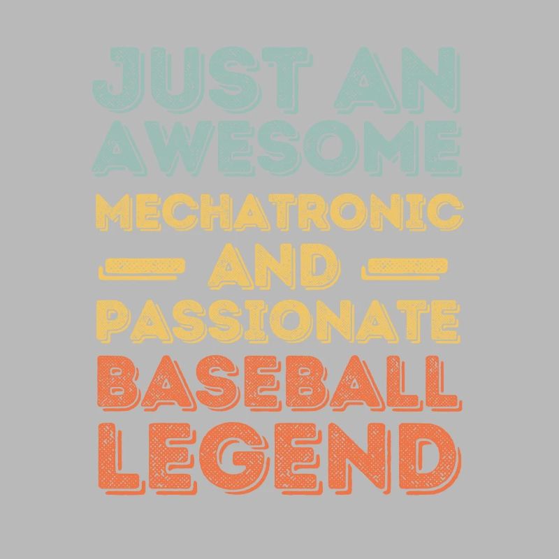 Mécatronique Technicien Baseball rétro