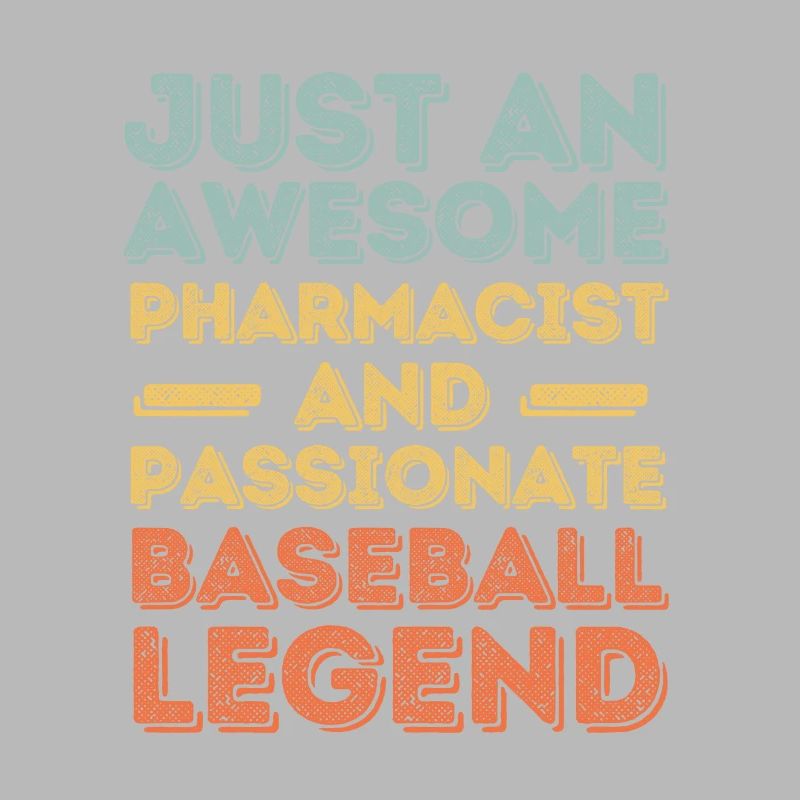 Pharmacist Baseball legend retro
