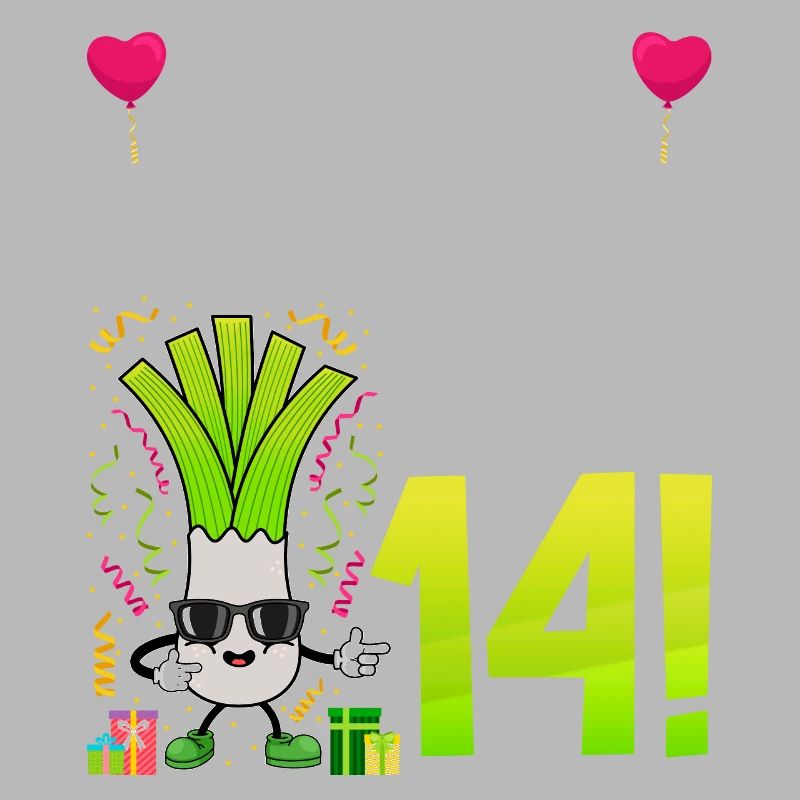 Hurra der Lauch wird 14
