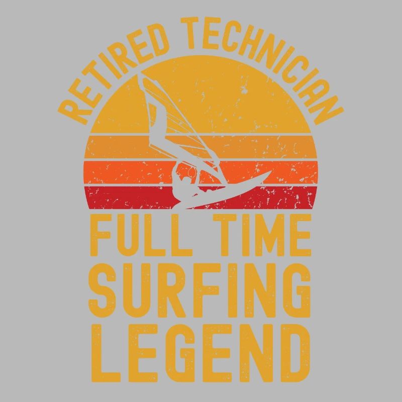 Retired technician windsurfing legend