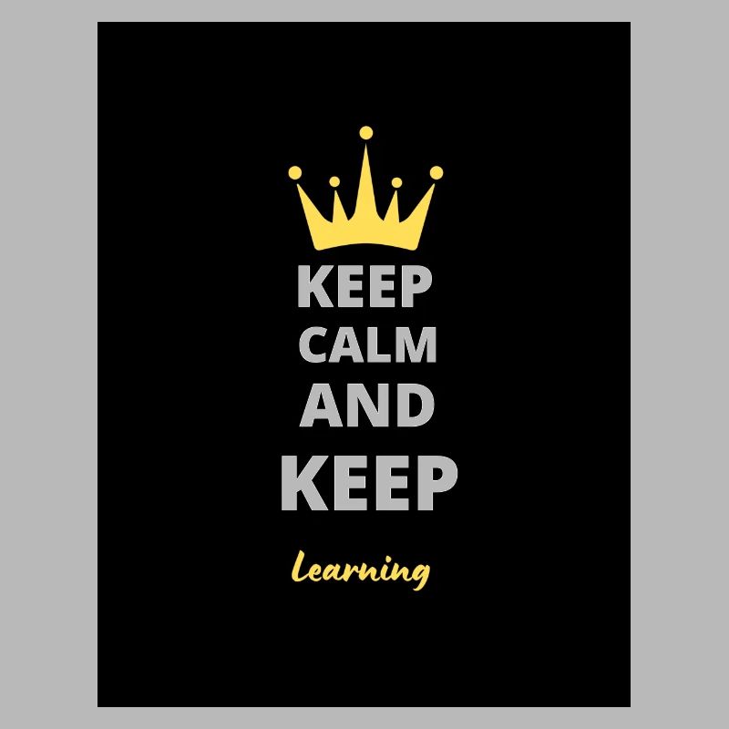 Keep Calm And Keep Learning T-Shirt