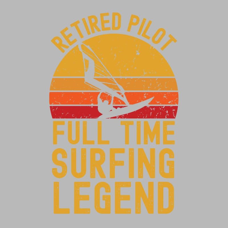 Retired pilot windsurfing legend