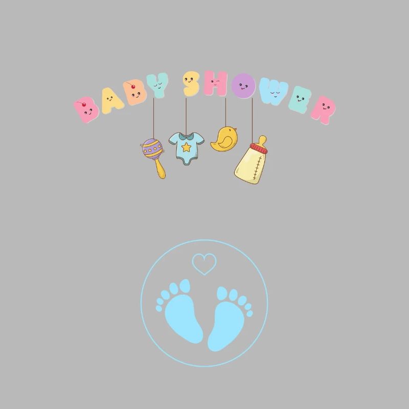 Babyshower - blau