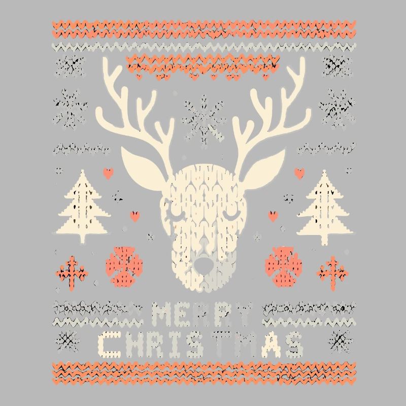Pull de Noël moche renne